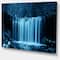 Designart - Waterfalls in Wood Black and White - Landscape Canvas Art Print